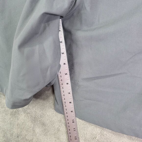 Mens Gray Members Mark Benton Performance Shorts Front 9" Inseam Flat Size 40 - Picture 8 of 10